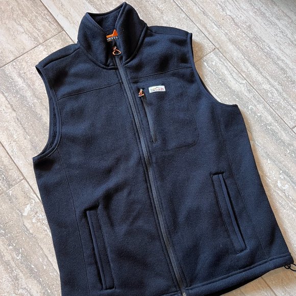orvis recycled sweater fleece vest